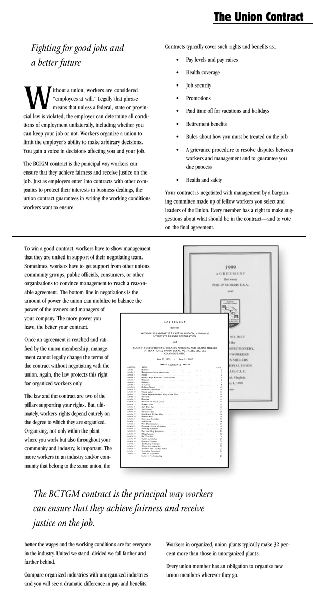 The Union Contract