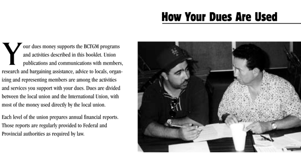 How Your Dues are Used